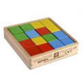 Кубики цветные - 16 дет. в дер. коробке
